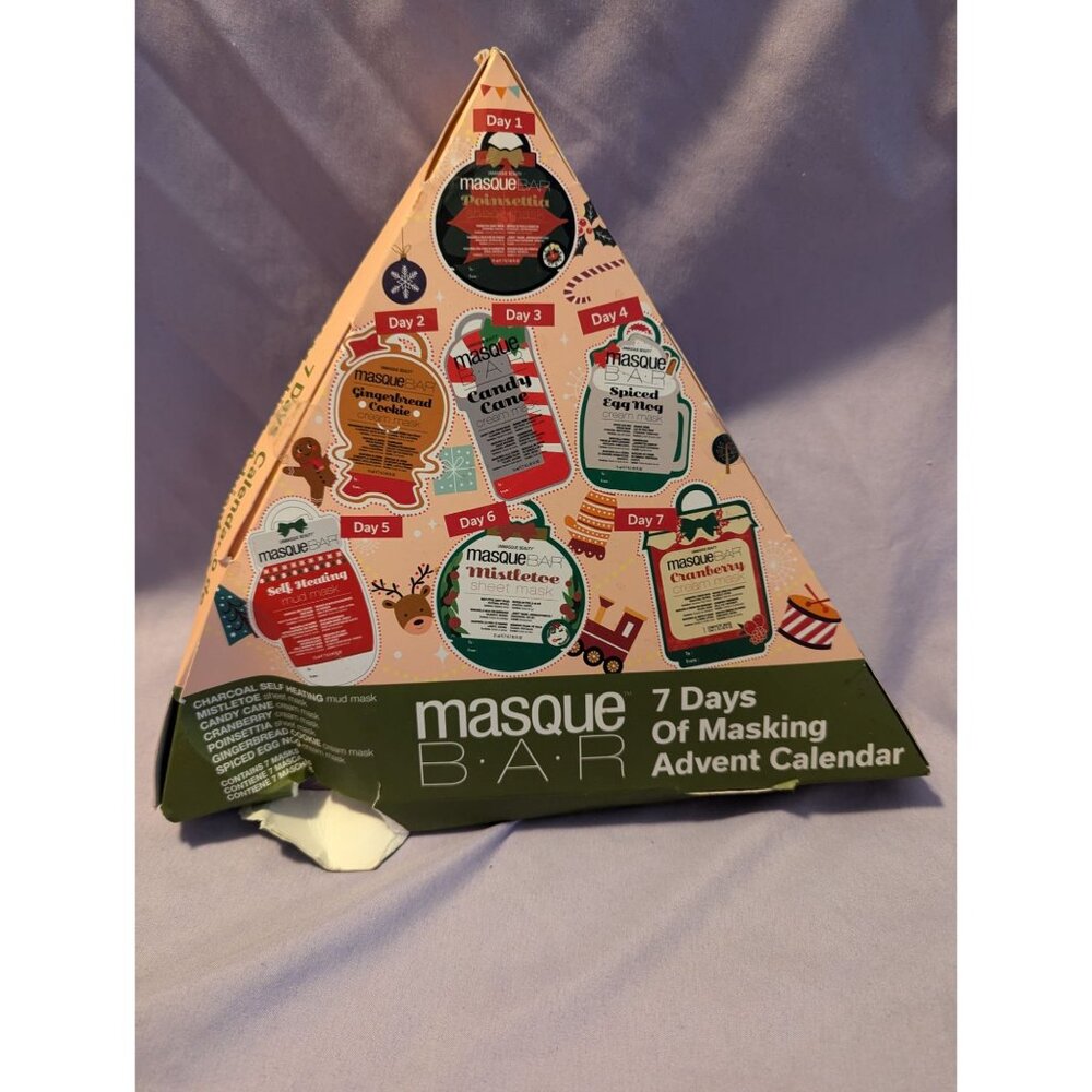 Masque Bar 7 Days Of Masking Advent Calendar Skin Care Gift Set
